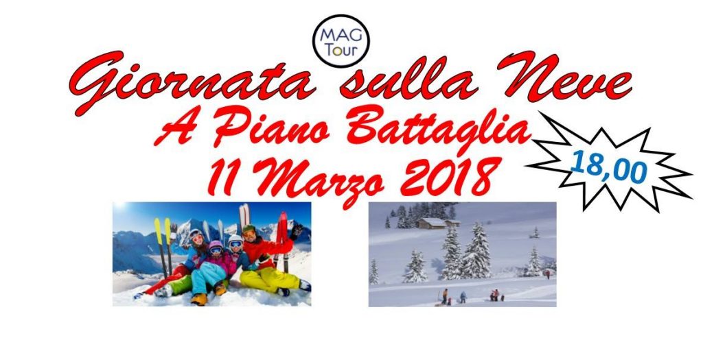 SULLA NEVE … – Domani a Piano Battaglia con MagTour