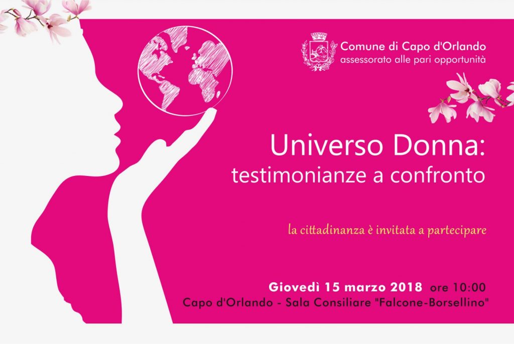 UNIVERSO DONNA – Se ne parlerà giovedì a Capo d’Orlando