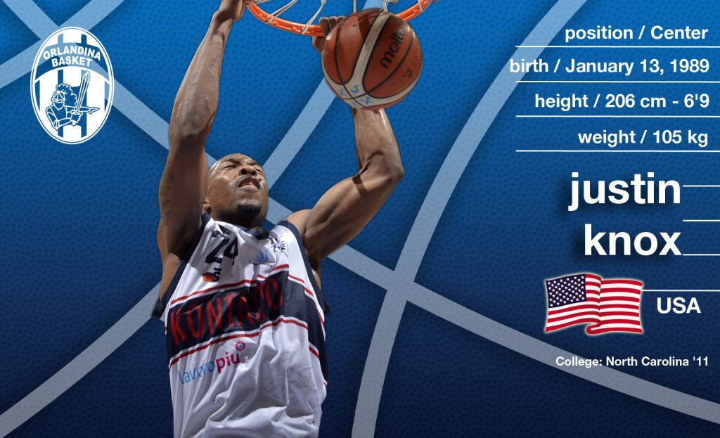 BASKET – Justin Knox è il nuovo centro dell’Orlandina Basket