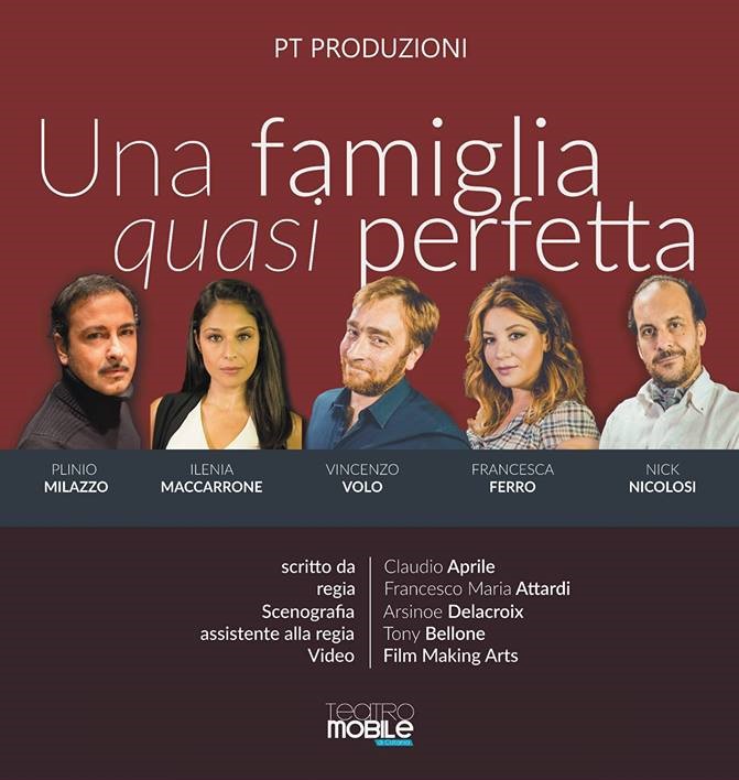 CAPO D’ORLANDO THEATER – Lunedì in scena “Una famiglia quasi perfetta”