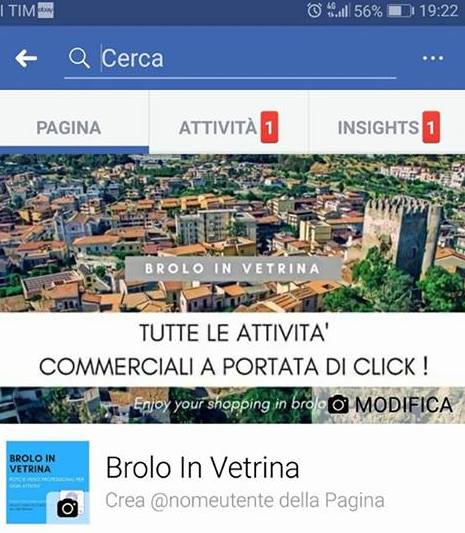OPPORTUNITA’ PER COMUNICARE – “Brolo In Vetrina”