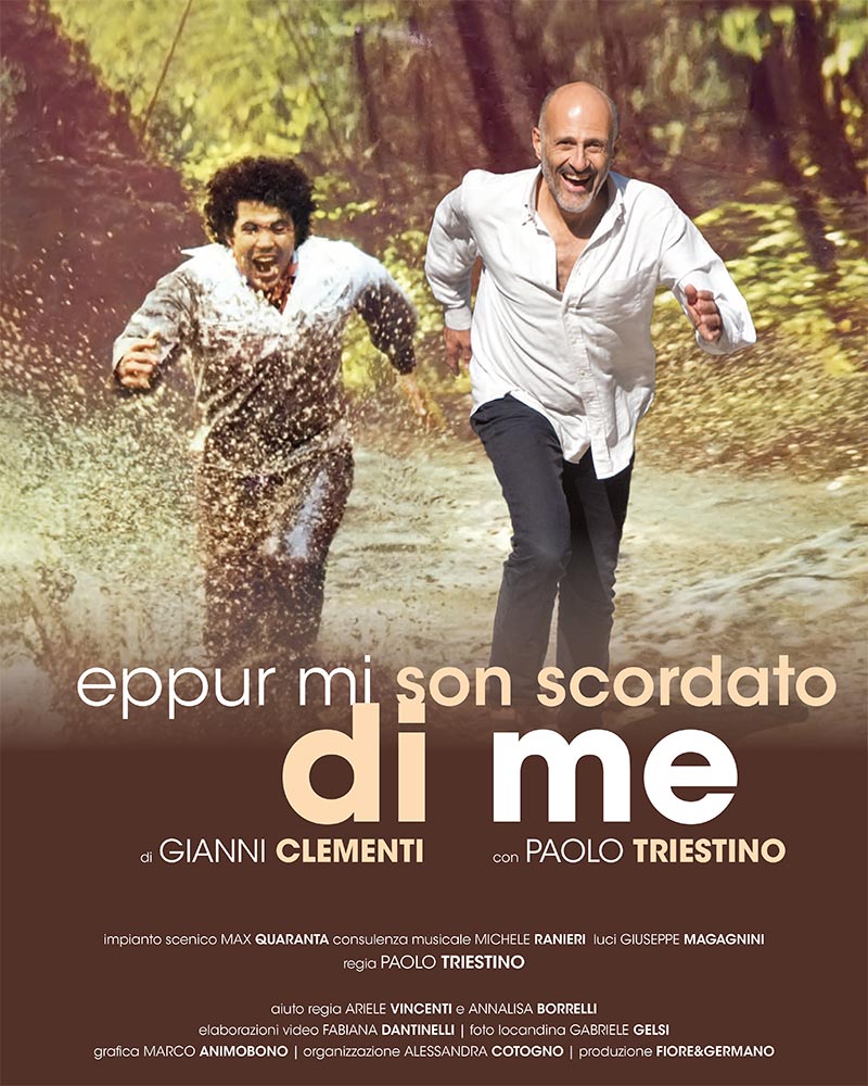 CAPO D’ORLANDO THEATER – domani in scena Paolo Triestino con “Eppur mi son scordato di me”