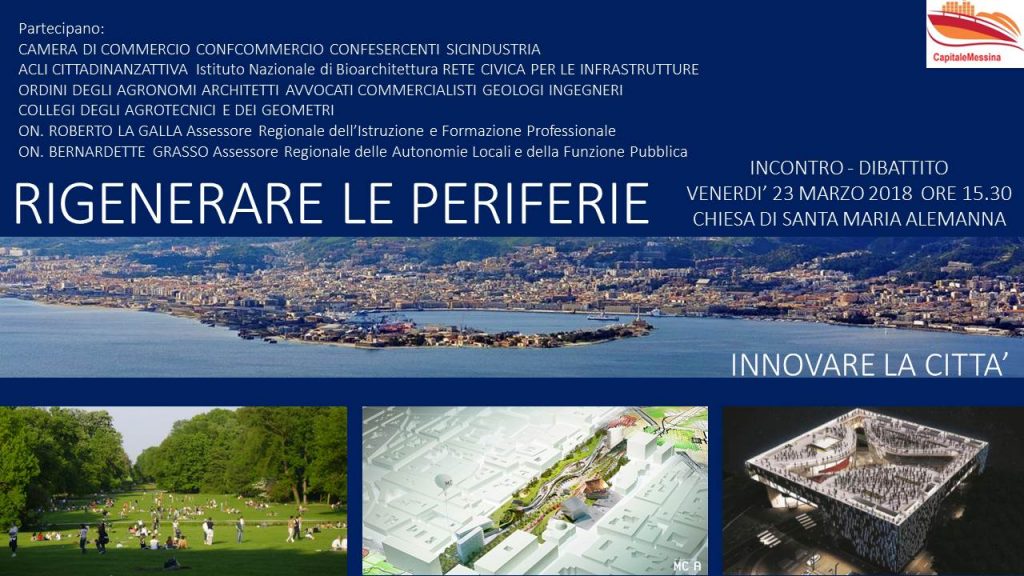 CAPITALE MESSINA – Domani alla S. Maria Alemanna si parlerà di periferie