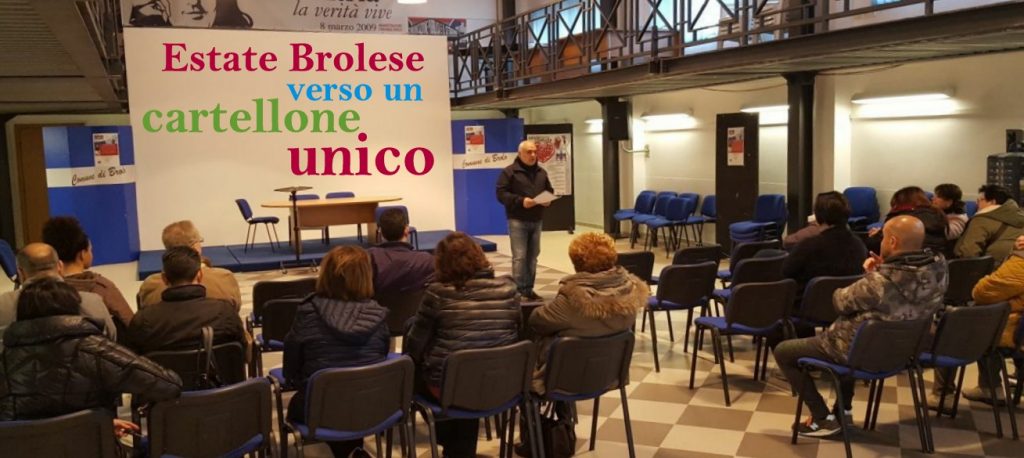 BROLO ESTATE 2018 – Verso un cartellone unico