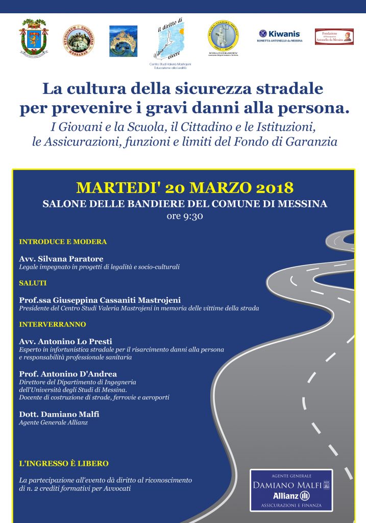 SICUREZZA STRADALE – Per un’educazione stradale che rispetti la vita