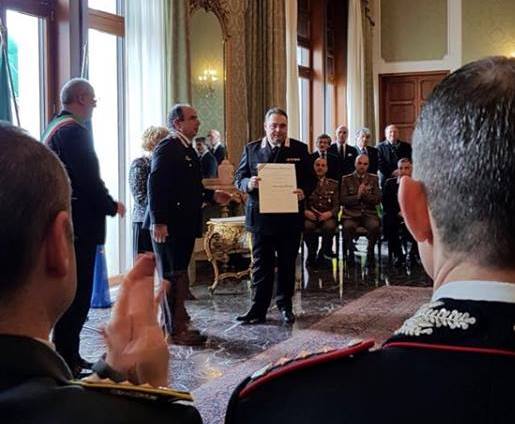 ONORIFICENZE & RICONOSCIMENTI – Al Maresciallo Giuseppe Giddio, quella di Cavaliere della Repubblica italiana