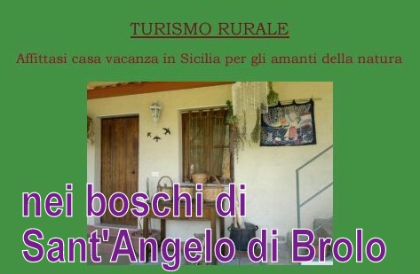 SANT’ANGELO DI BROLO – Nel bosco, una casa vacanza da vivere tutto l’anno