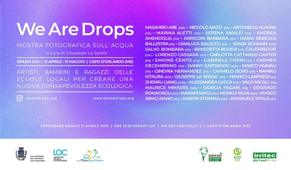WE ARE DROPS – A Capo d’Orlando la mostra fotografica itinerante