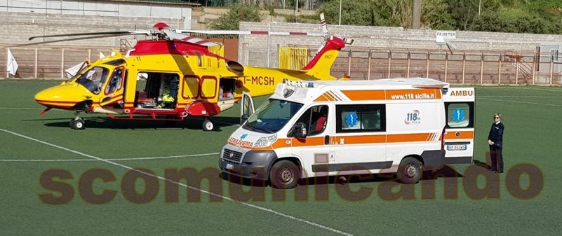 BROLO – “Vola” dalla scala. Ricoverato d’urgenza in ospedale con l’elisoccorso