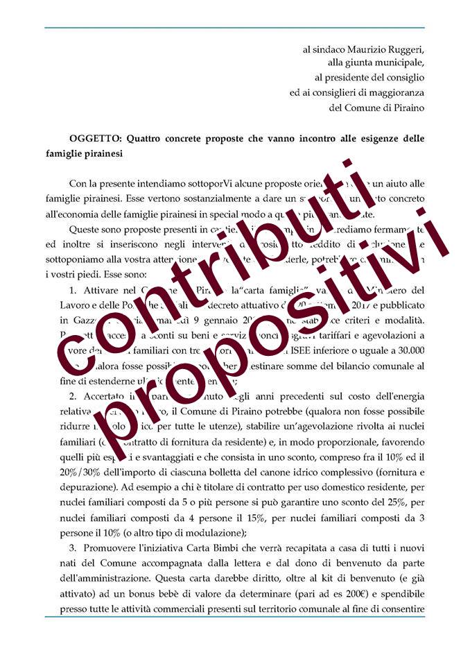 PROPOSTE – Quelle che Ceraolo, Marino, Scaffidi, Spanò e Terranova “regalano” al Comune di Piraino