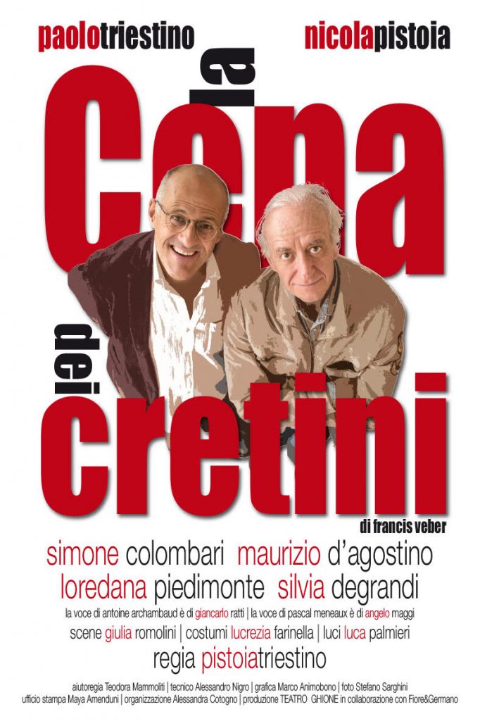 TEATRO – Al Trifiletti ‘La cena dei cretini’ con Nicola Pistoia e Paolo Triestino