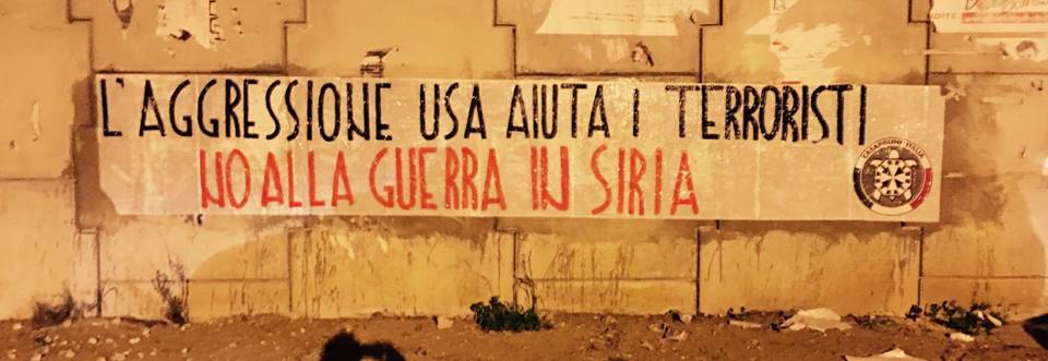 PRESE DI POSIZIONE – “L’aggressione Usa aiuta i terroristi”