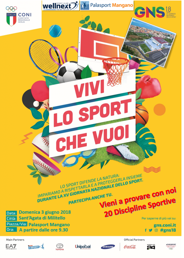 CONI – La giornata nazionale dello sport a Sant’Agata Militello