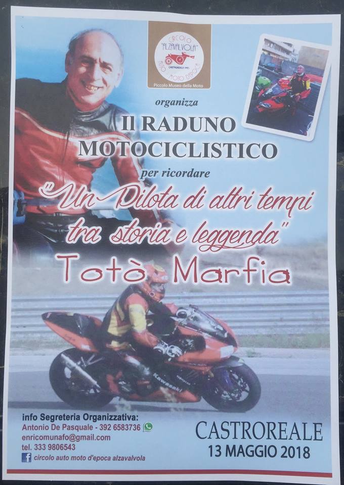 MOTORADUNO – Da Castrorale quello dedicato a Totò Marfia