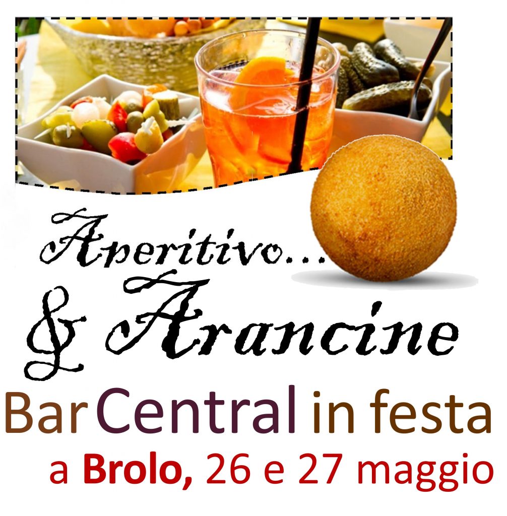 GUSTANDOSI LA FESTA – Aperitivi e arancine al Central, tra bar e villa. Questo a Brolo nel week end