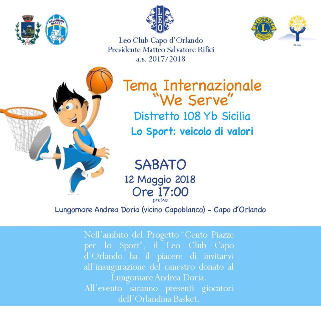 CAPO D’ORLANDO – “Cento piazze per lo Sport”