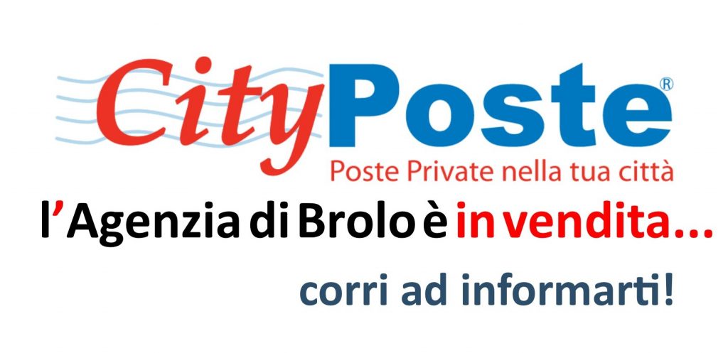 OPPORTUNITA’ DI LAVORO – Cityposte a Brolo… agenzia cedesi