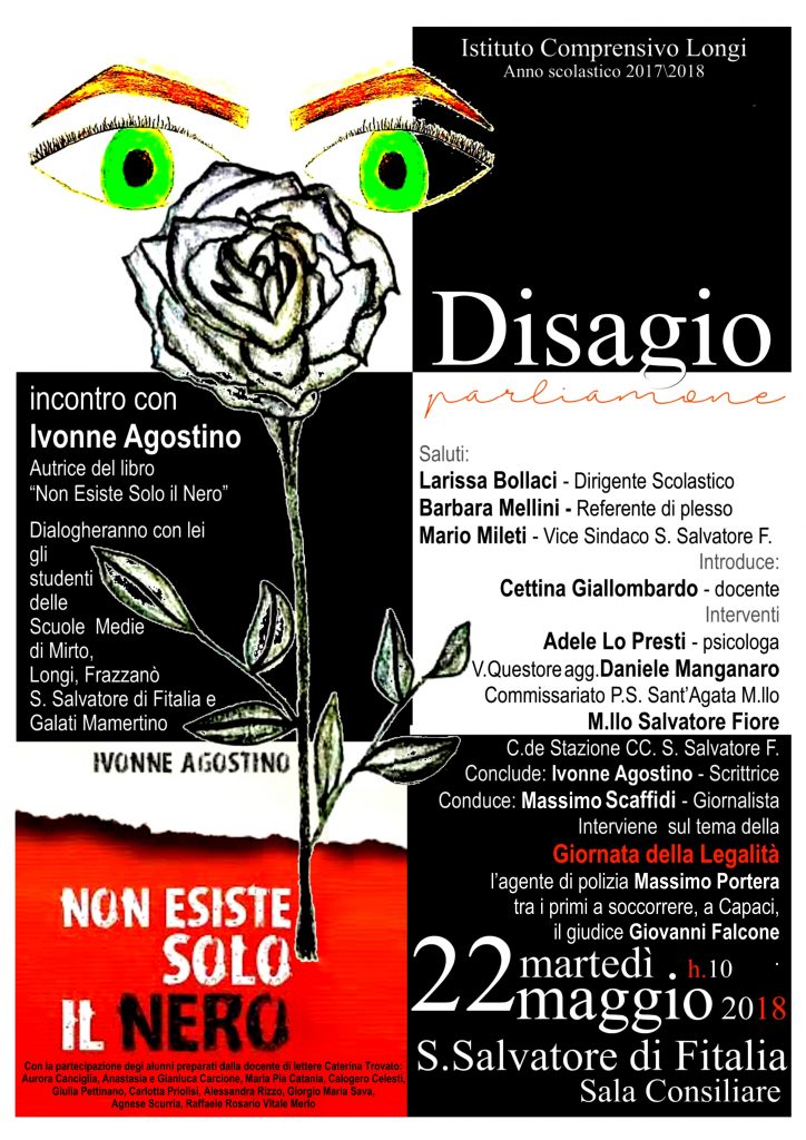 DISAGIO GIOVANILE – Parliamone. Incontro con le classi del “Comprensivo” di Longi nella sala consiliare di San Salvatore di Fitalia