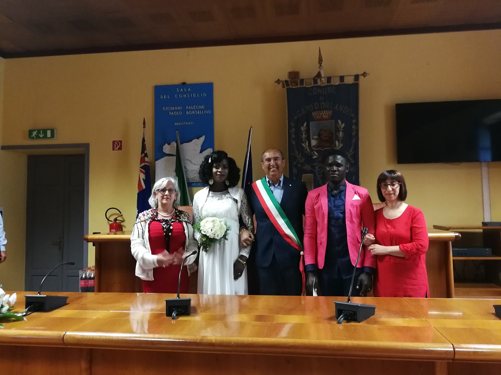 CAPO D’ORLANDO – Azeez e Grace oggi sposi