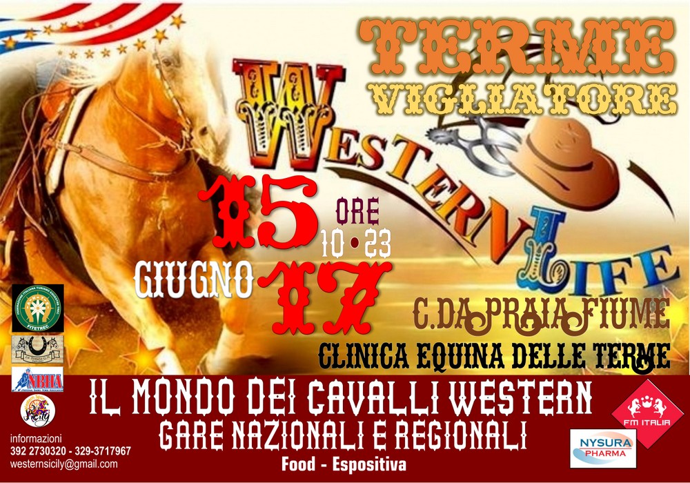 UOMINI & CAVALLI – Il programma, working in progress, del Western Life di Terme Vigliatore