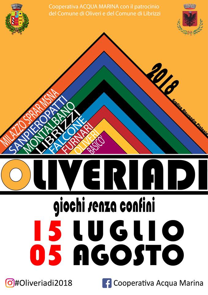 OLIVERIADI – Presentata l’edizione 2018