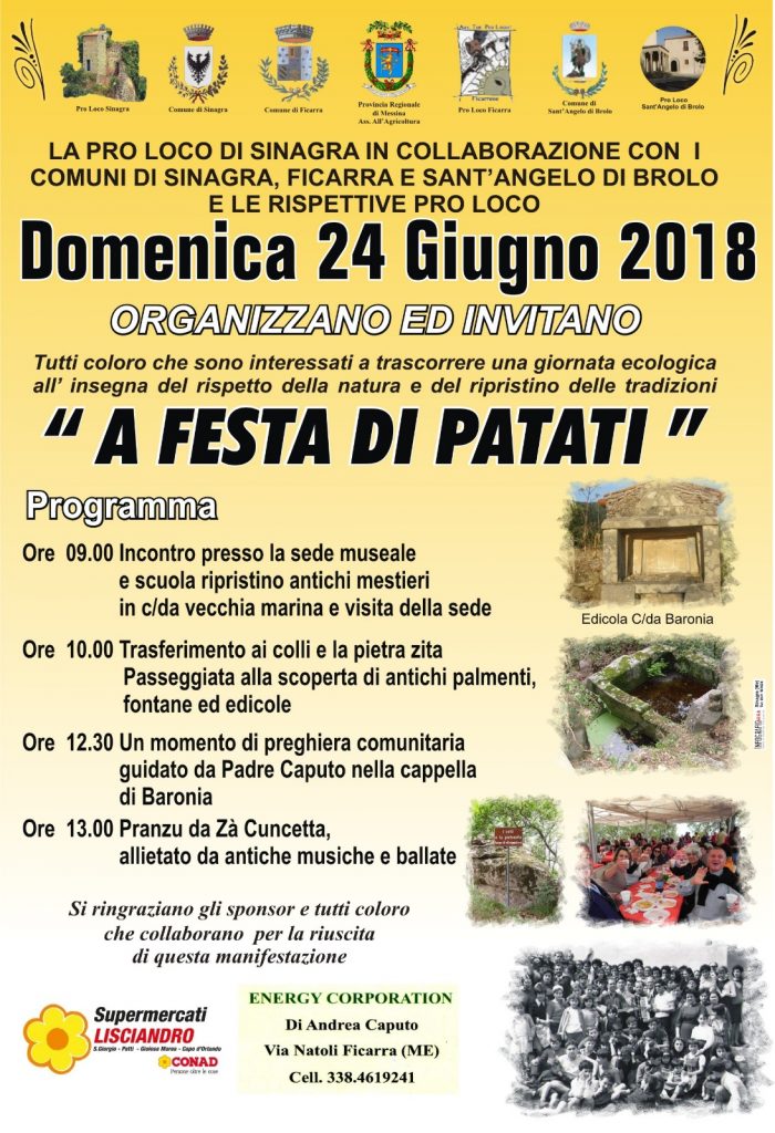 SINAGRA – Nona edizione ‘festa di patati’