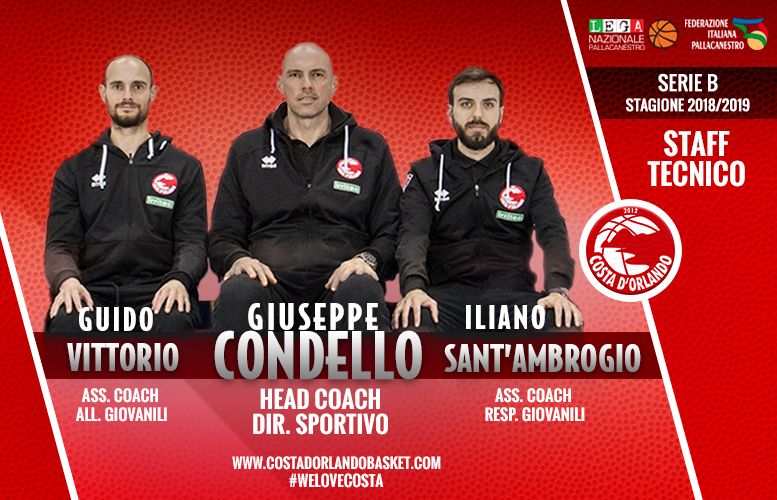 COSTA D’ORLANDO BASKET – Giuseppe Condello, Guido Vittorio e Iliano Sant’Ambrogio, la Costa parte da loro