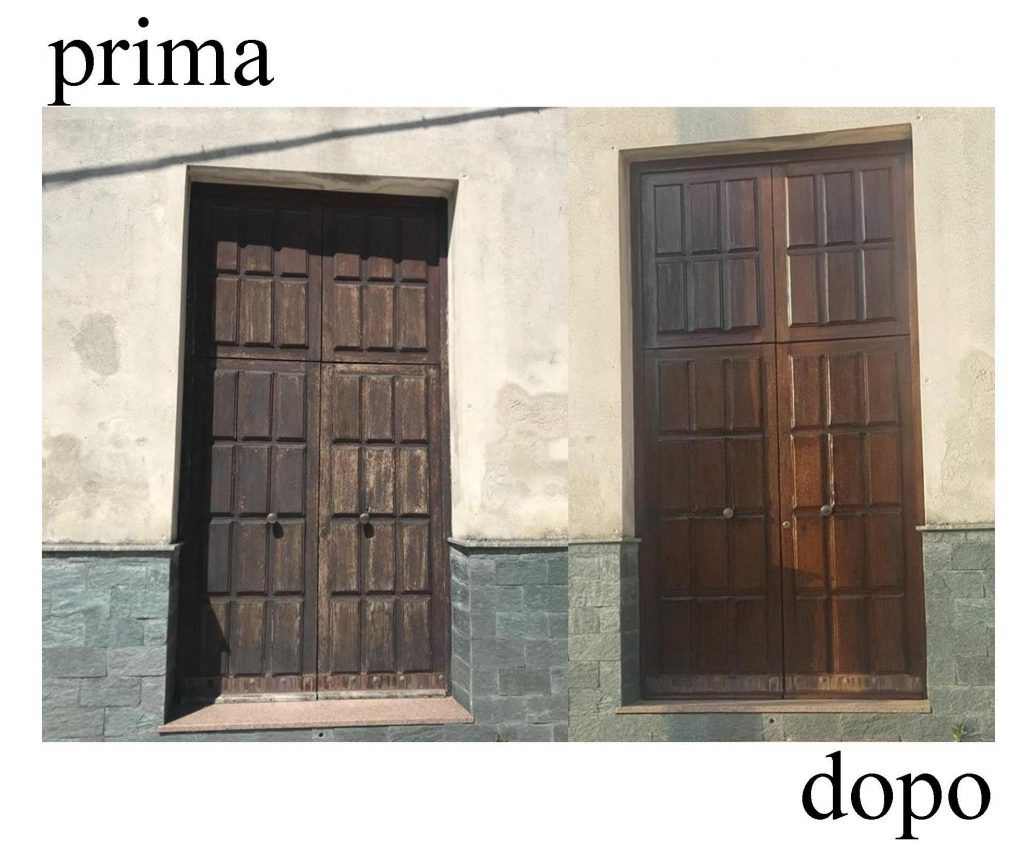 PORTONE CHIESA DI PIANA – A Brolo la Pro Loco lo restaura. E la Chiesa prepara il look per la Festa d’Agosto