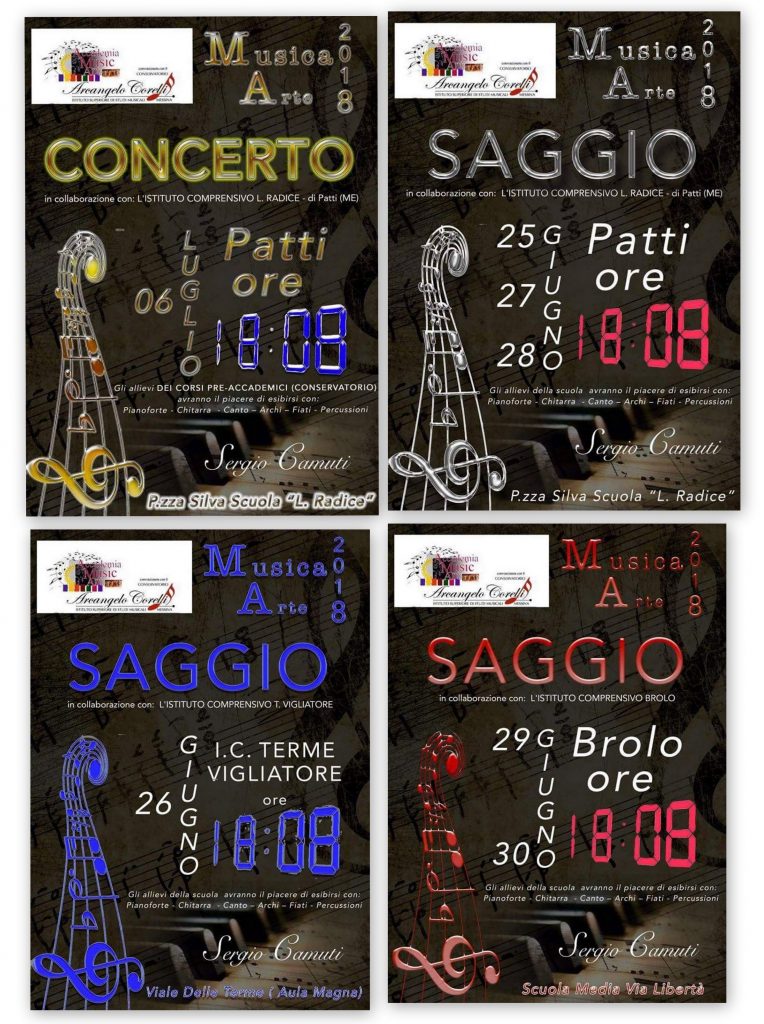 TEMPO DI SAGGI MUSICALI – Quelli della Music Art tra Patti, Brolo e Terme Vigliatore. Si inizia oggi a Patti