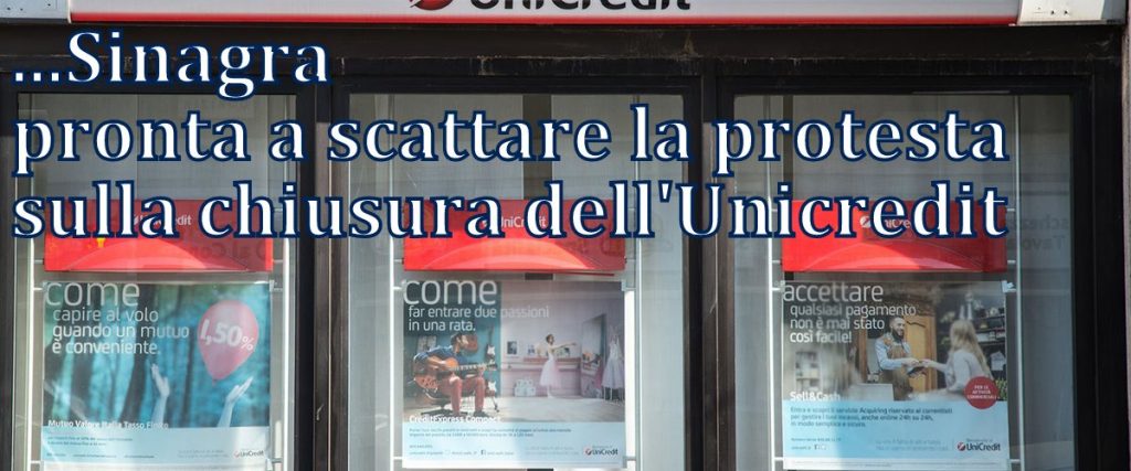 CHIUSURA UNICREDIT SINAGRA – Incontro tra Sindaci e Presidenti dei Consigli Comunali di Sinagra, Castell’Umberto, Ficarra, Ucria, Raccuja e Floresta per dire di no