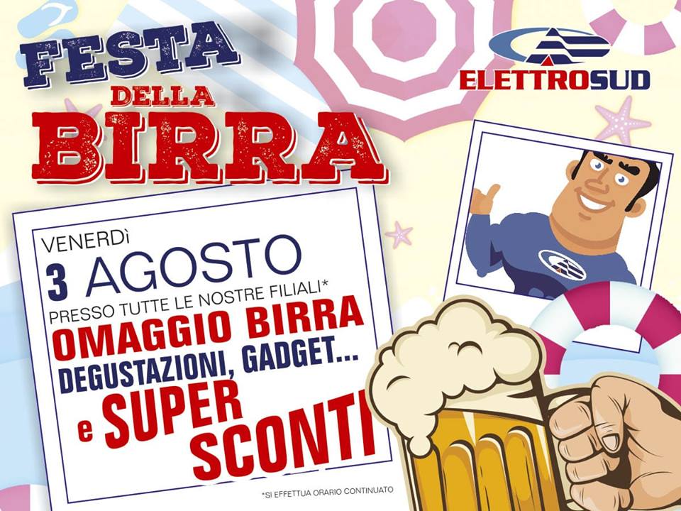 FESTA DELLA BIRRA – L’iniziativa dell’Elettrosud, spumeggiante e di successo. Guarda lo spot