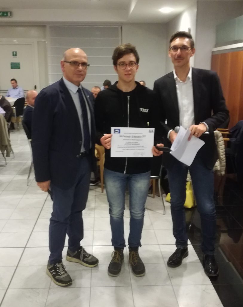ECCELLENZE AL MAJORANA – Terzo posto per Roberto Sottile nelle gare nazionali di Meccanica 2018