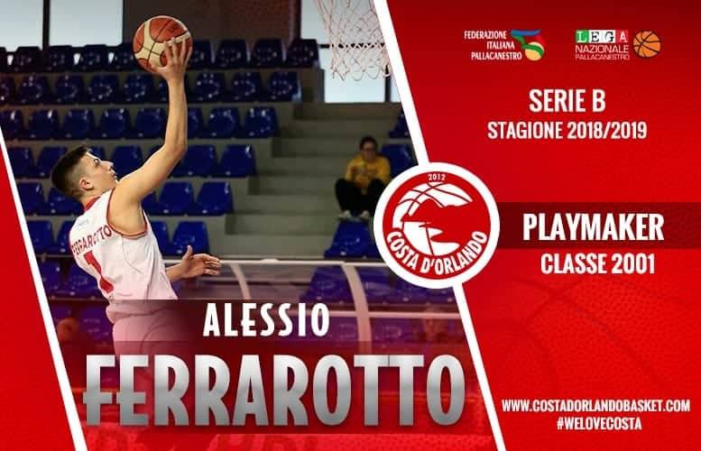 IRRITEC COSTA D’ORLANDO – L’under Ferrarotto in biancorosso anche per la Serie B 2018/2019