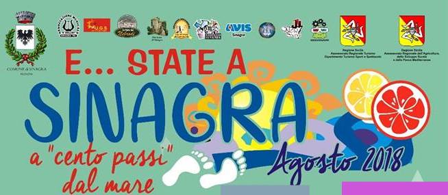 E…STATE A SINAGRA 2018 – “… a 100passi dal mare”. Il calendario delle manifestazioni d’agosto