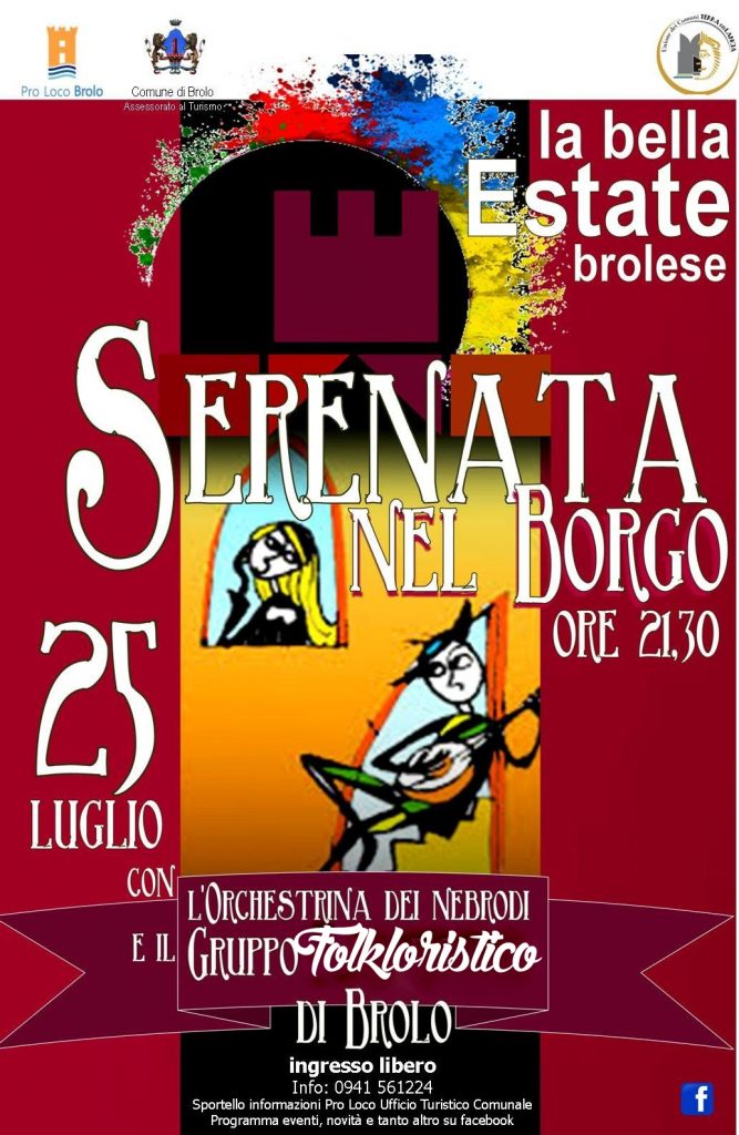 BROLO D’ESTATE – Questa sera serenate nel borgo antico