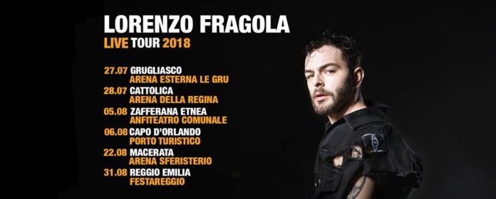 LORENZO FRAGOLA – Annullato il suo concerto a Capo d’Orlando