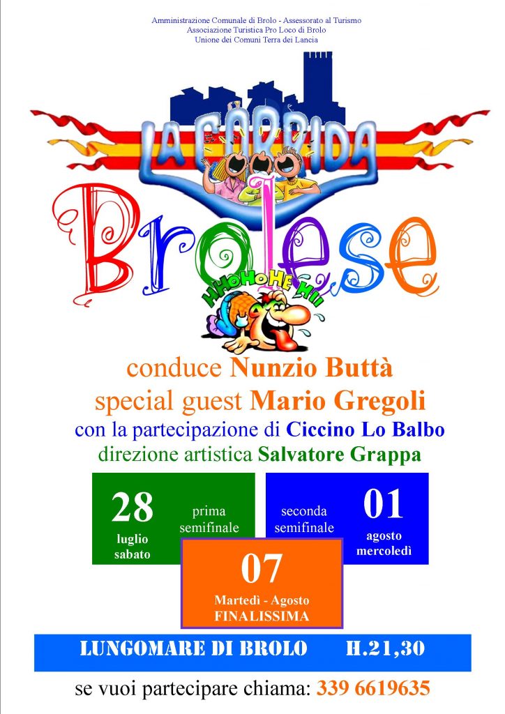 LA CORRIDA BROLESE – A condurla ci penserà l’architetto Nunzio Giorgio Buttà