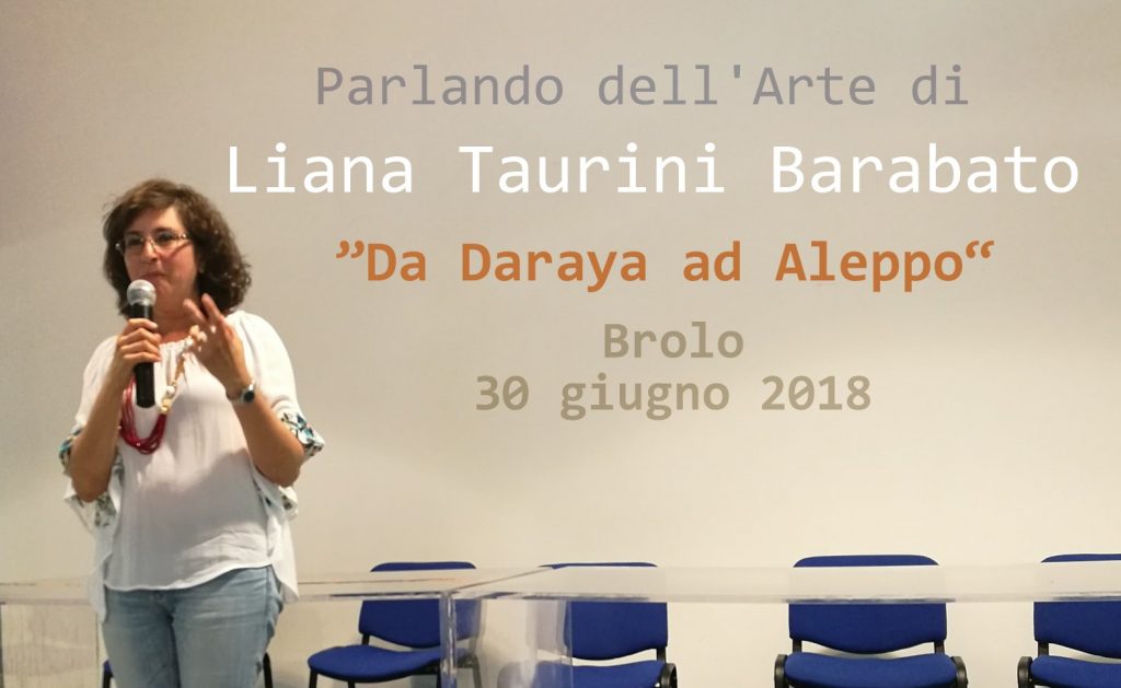 ARTE ALLA MULTIMEDIALE DI BROLO –  Parlando intorno alla mostra “da Daraya ad Aleppo”