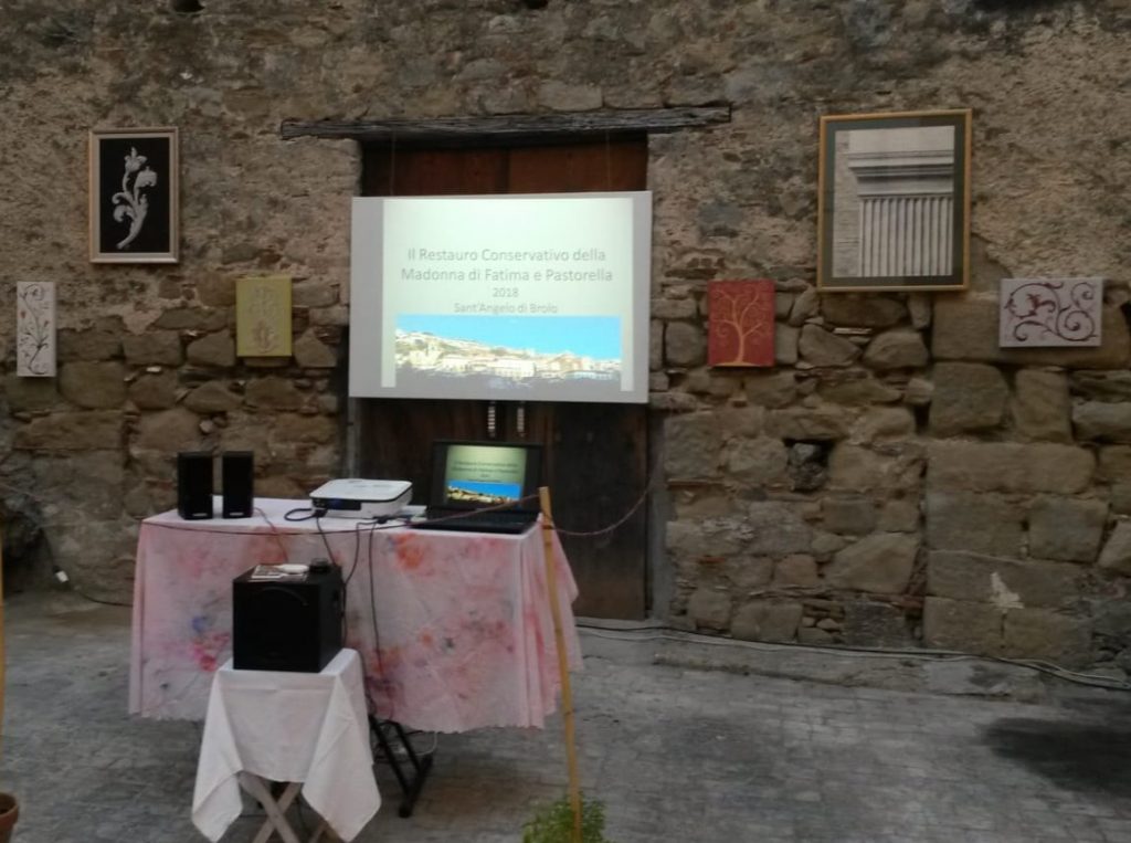 RESTAURI – Il “recupero”, a Sant’Angelo di Brolo, delle statue della Madonna di Fatima e della Pastorella