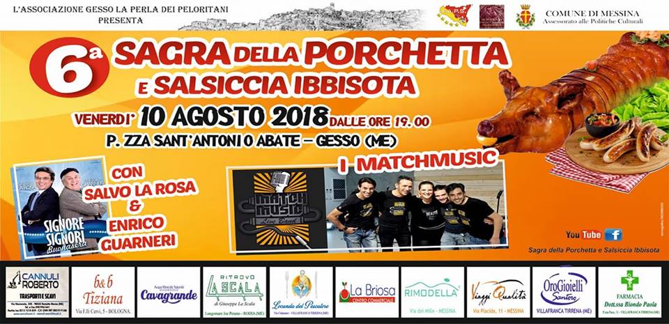 GESSO – Recupero delle tradizioni popolari con la sesta “Sagra della porchetta e salsiccia ibbisota”