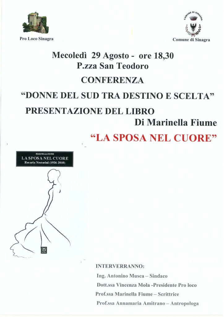 SINAGRA – “Donne del sud tra destino e scelta”