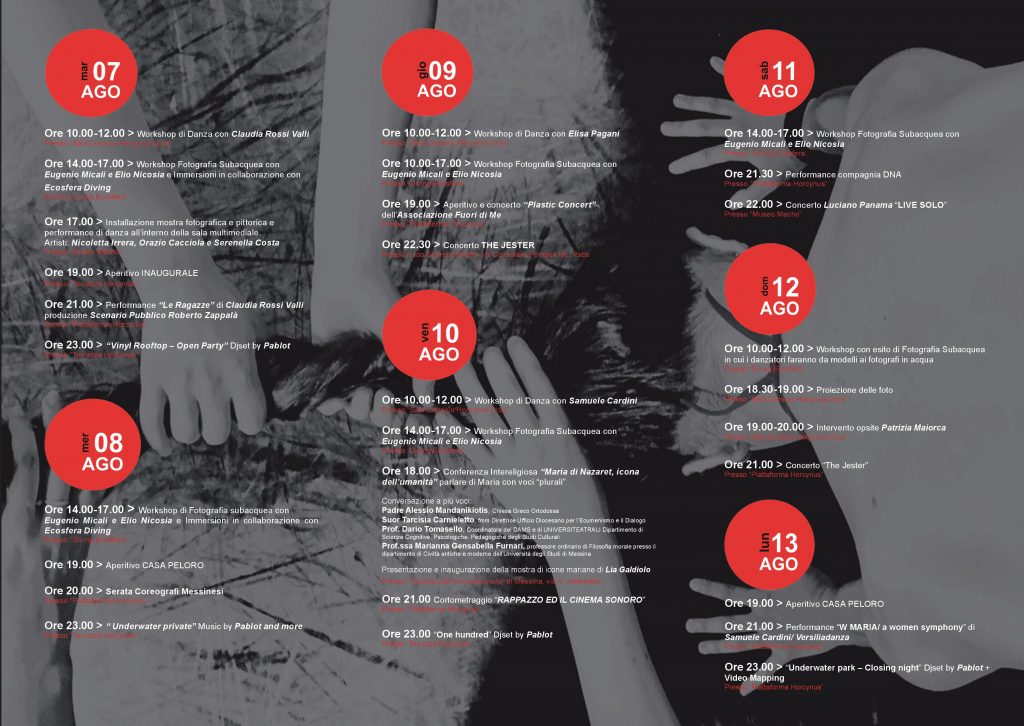SUD.O.RE FESTIVAL  – 7 giorni di danza, musica e arte a Capo Peloro
