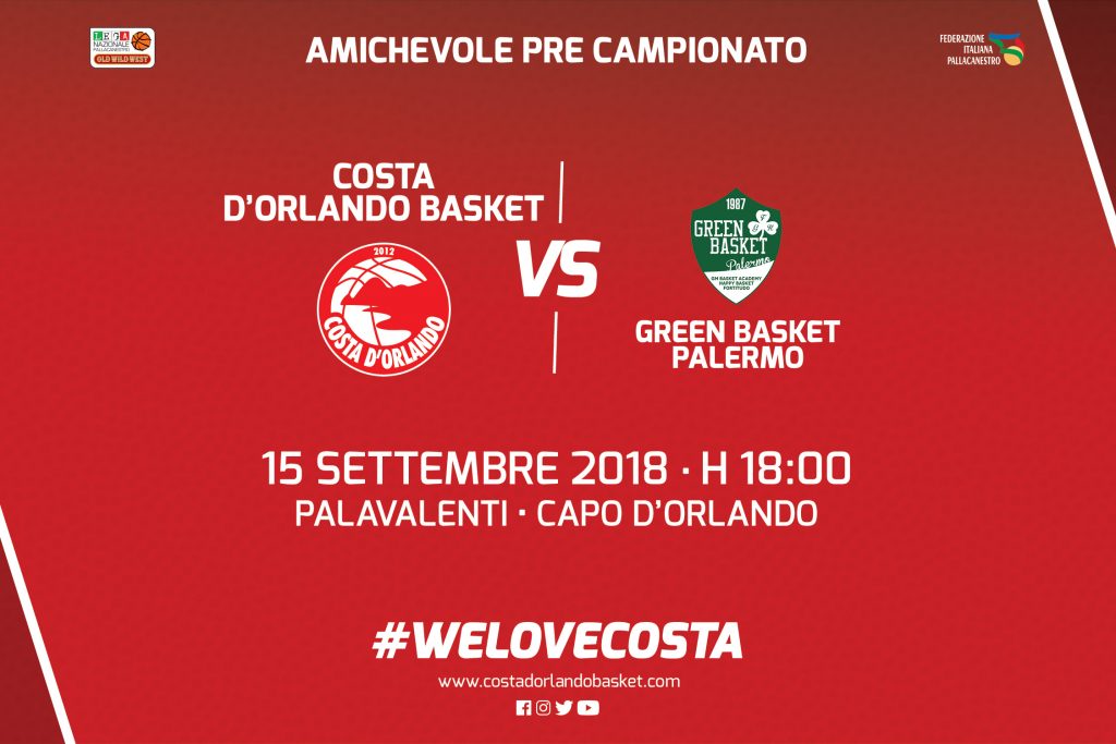 IRRITEC COSTA D’ORLANDO – Sabato al PalaValenti la Costa ospita il Green