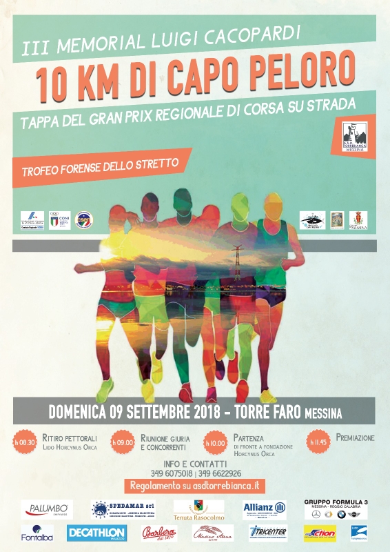 PODISMO – Un paesaggio da incanto per la “10 km di Capo Peloro III Memorial Cacopardi”
