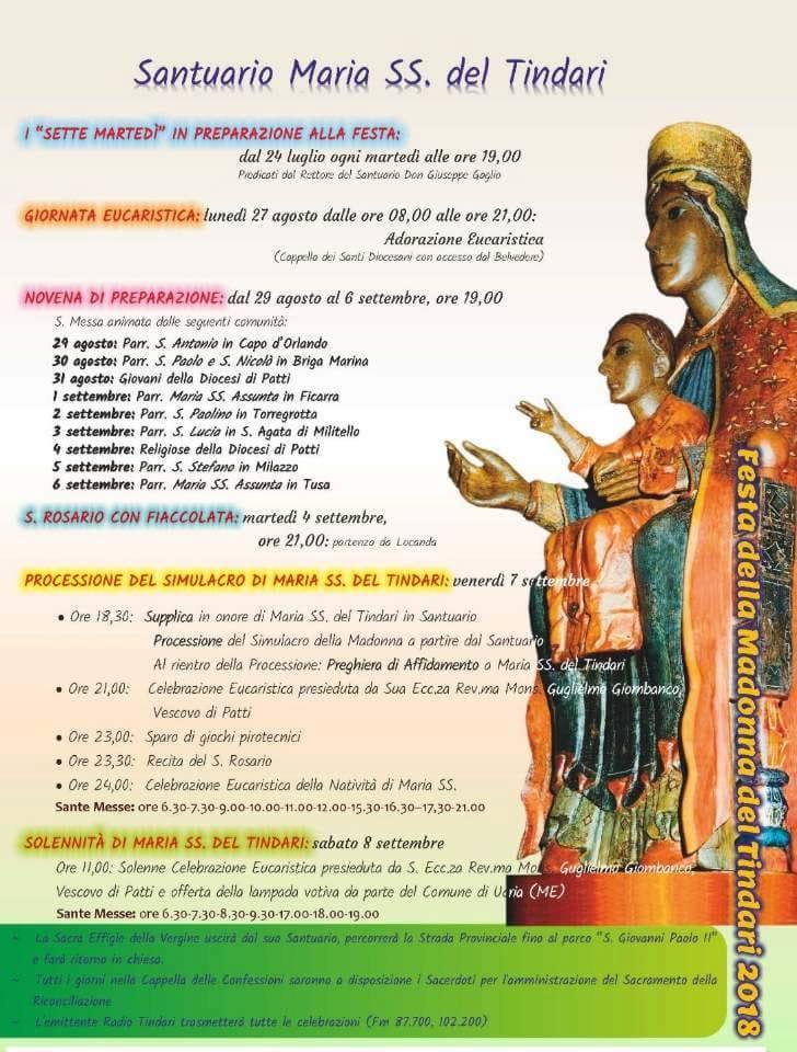 VIABILITA’- Quello che C’è da Sapere per la Festa del Tindari 2018