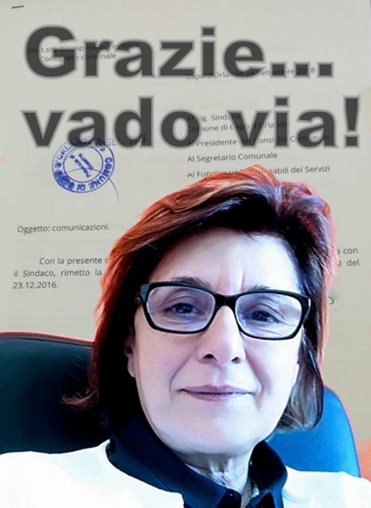 EFFETTO VALANGA – A Capo d’Orlando Enza Giacoponello va via!