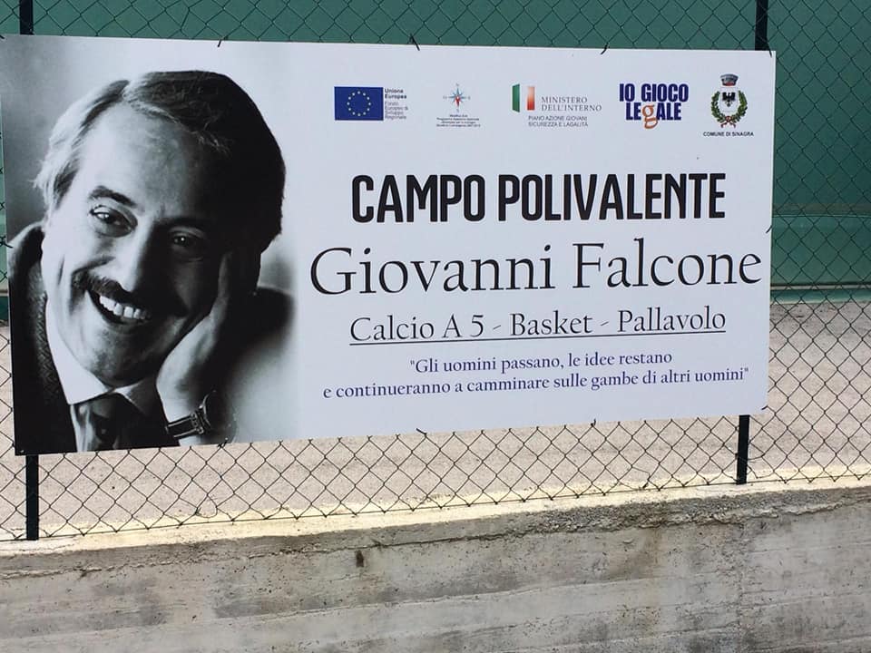 SINAGRA – Ecco il Palasport “Giovanni Falcone”