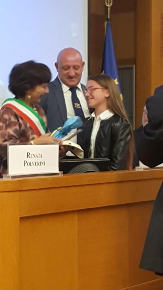 GRETA CACCIOLO – Per lei riconoscimenti al Parlamento Internazionale della Legalità a Montecitorio