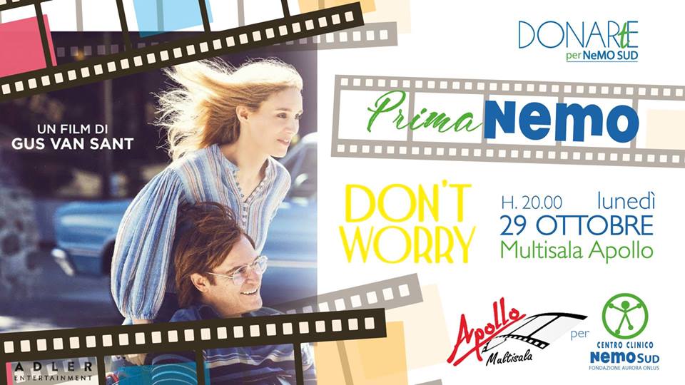 MULTISALA APOLLO – Lunedì 29 ottobre spazio alla solidarietà del Centro Clinico Nemo Sud