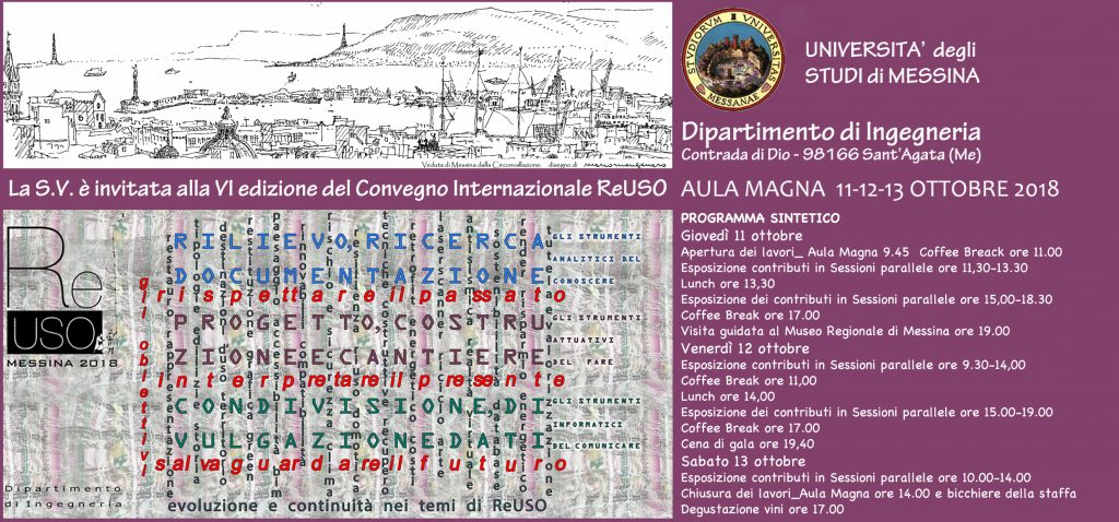 ARCHITETTI – “ReUSO Messina 2018″ patrimonio paesaggistico, urbano e architettonico